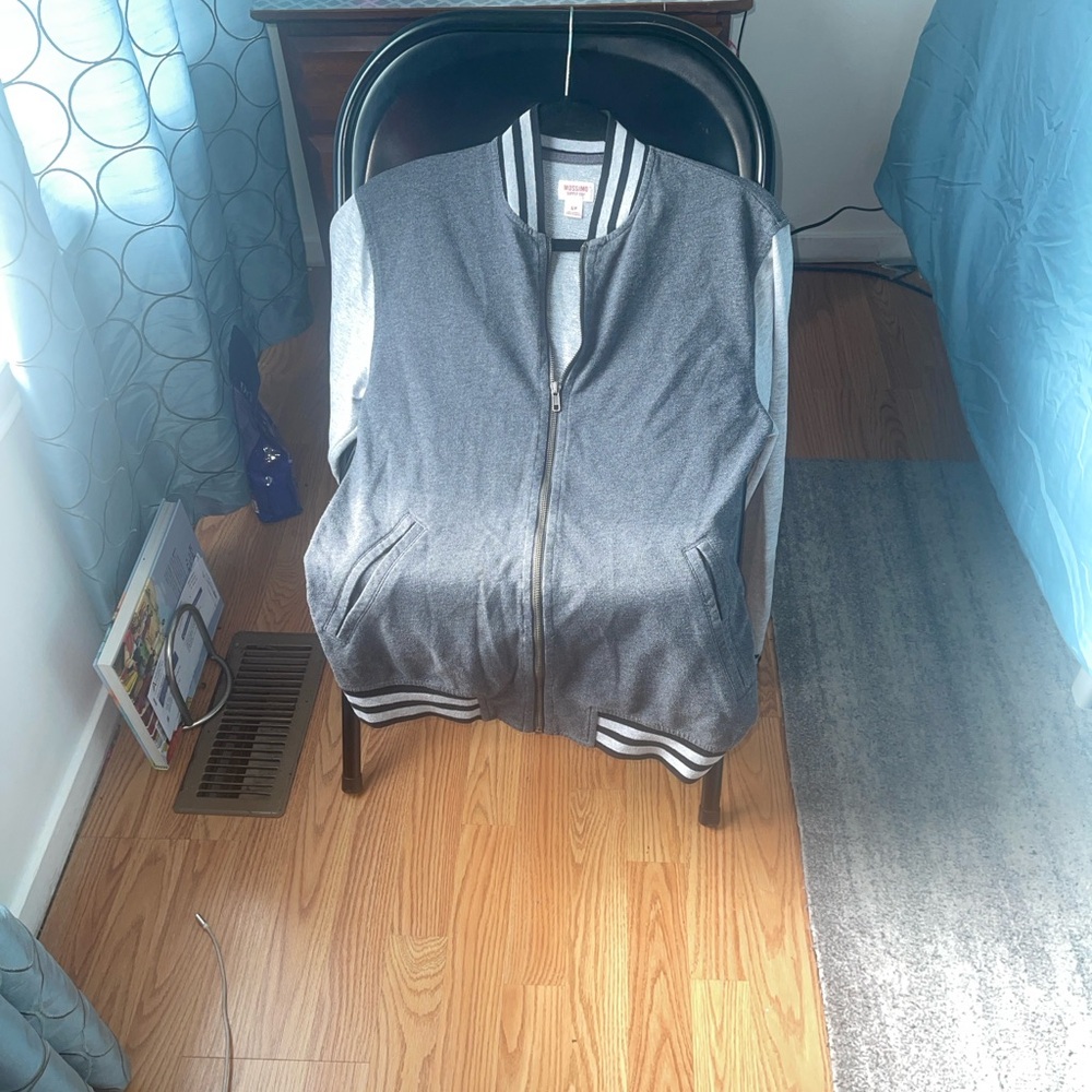 Gray Varsity Jacket